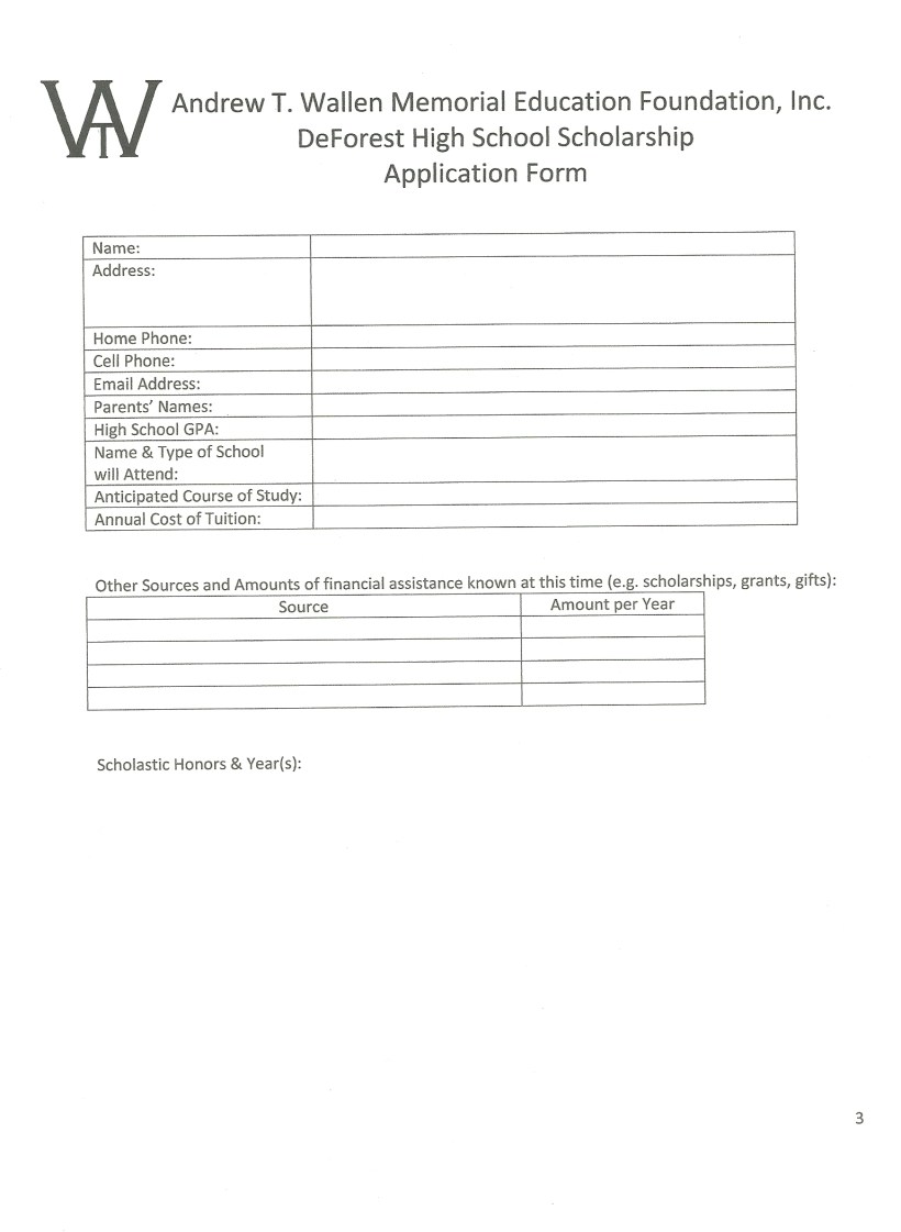 Application pg 3
